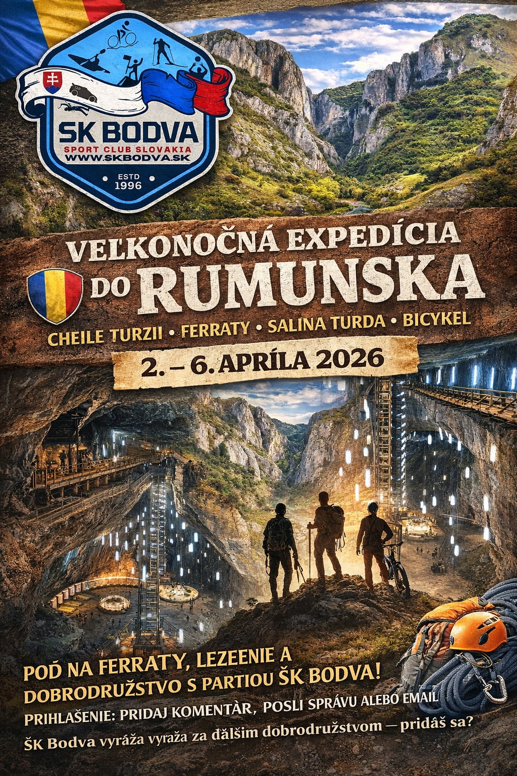 Šk Bodva veľkonočná Expedícia Rumunskom