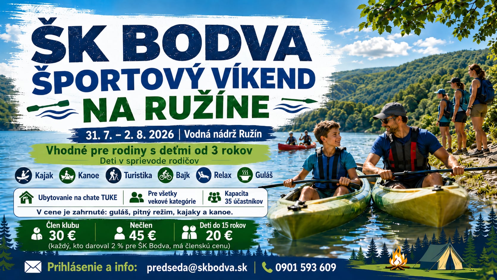 ŠK Bodva Športový víkend na Ružíne