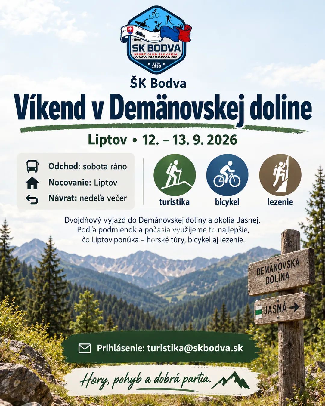 Šk Bodva nízkotatranská víkendovka 