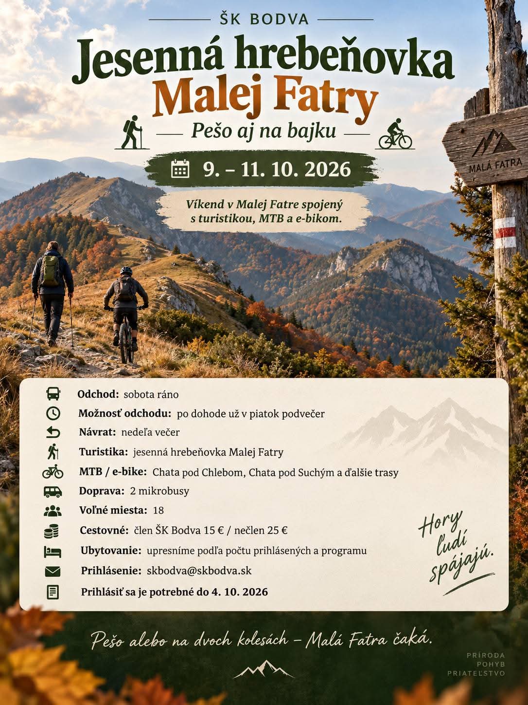 Šk Bodva jesenná Mala Fatra