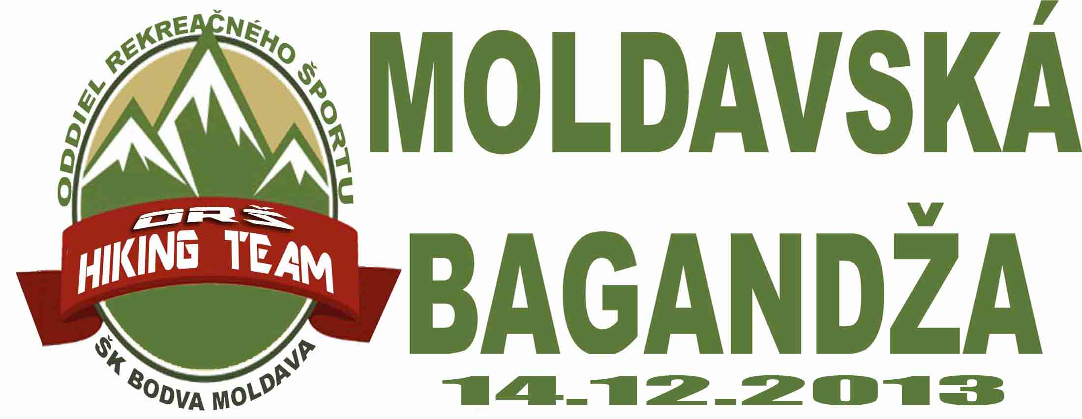 Decembrová zimná Moldavská Bagandža