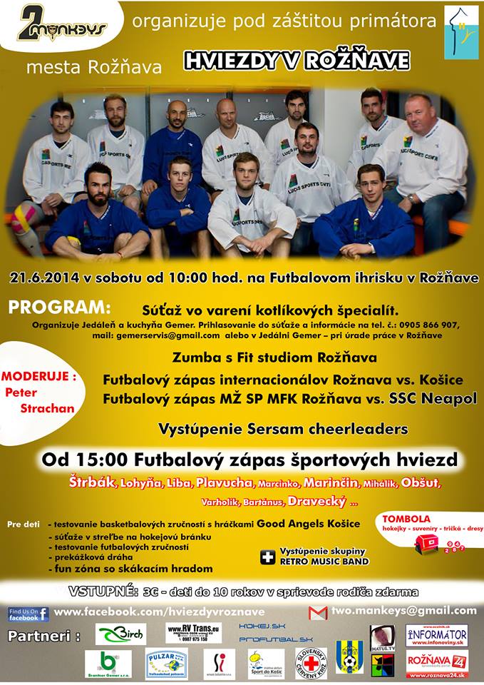 Pozvánka na Hviezdny športový deň v Rožnave