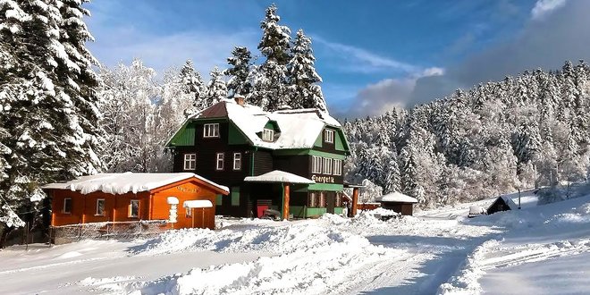 Šk Bodva zimný zraz turistov na chate Energetik