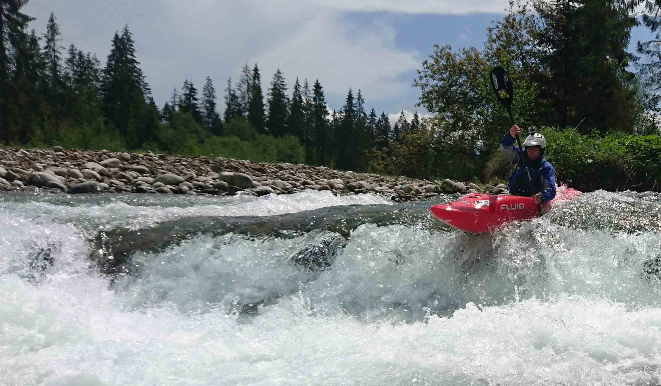 Šk Bodva nácvik záchrany na divokej vode Bialka, Poľsko