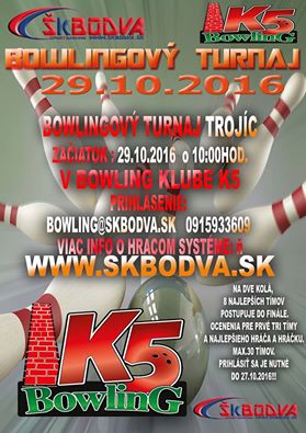 3. ročník Šk Bodva K5 bowlingového turnaja