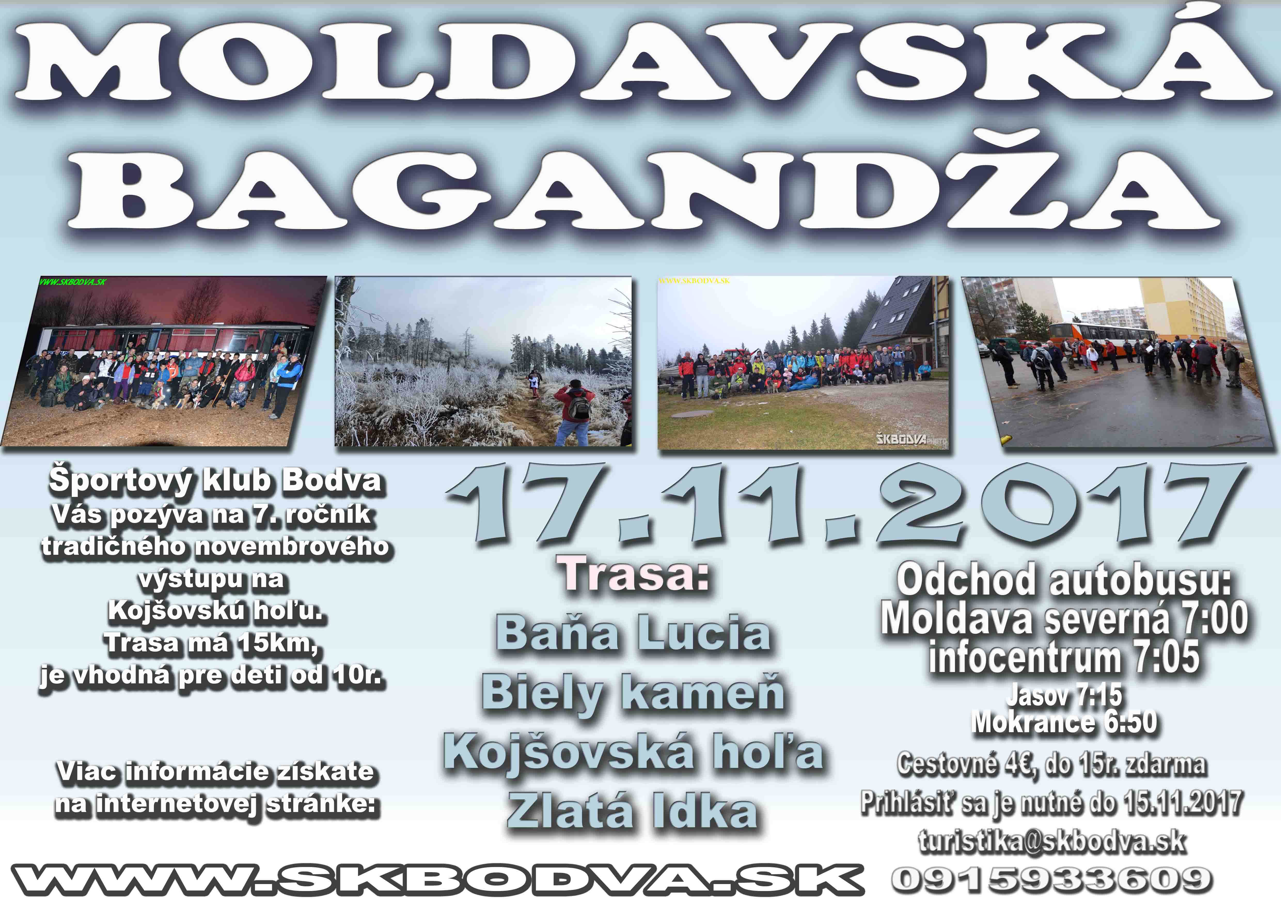 Moldavská Bagandža 7 ročník výstupu na Kojšovskú hoľu .