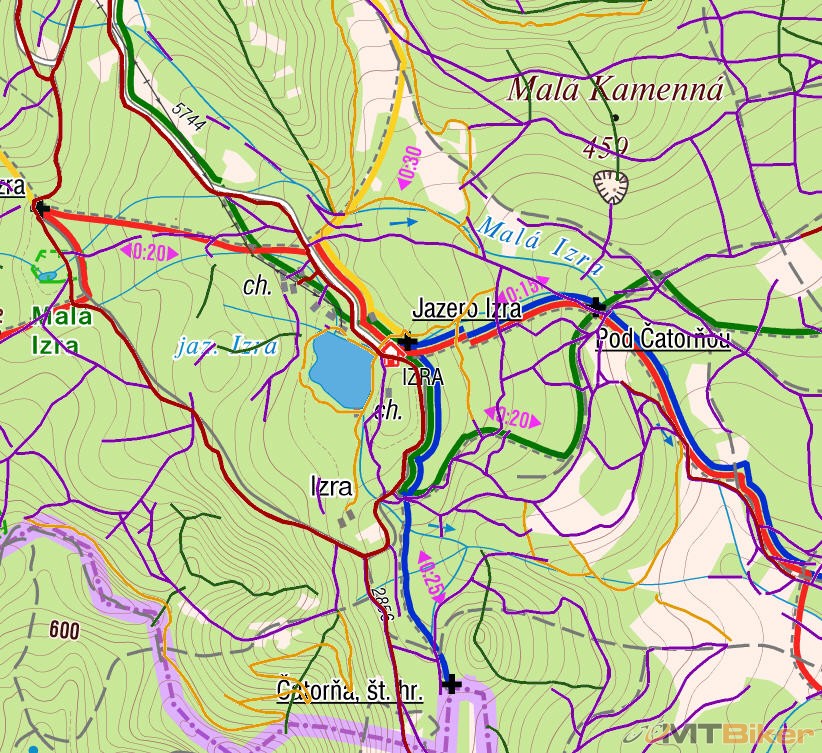 Šk Bodva mapy Slovenska pre oruxmaps s lesnými cestami