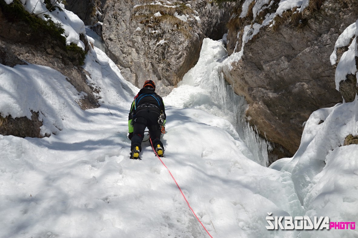 Šk Bodva a Horolezecký klub Moldava výlet za ľadom