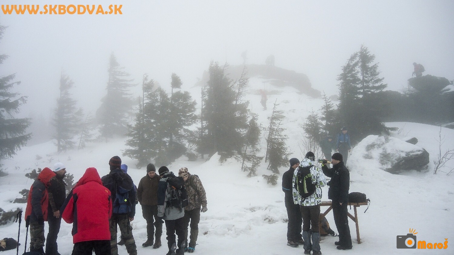 Šk Bodva novoročný výstup na Volovec - Skalisko
