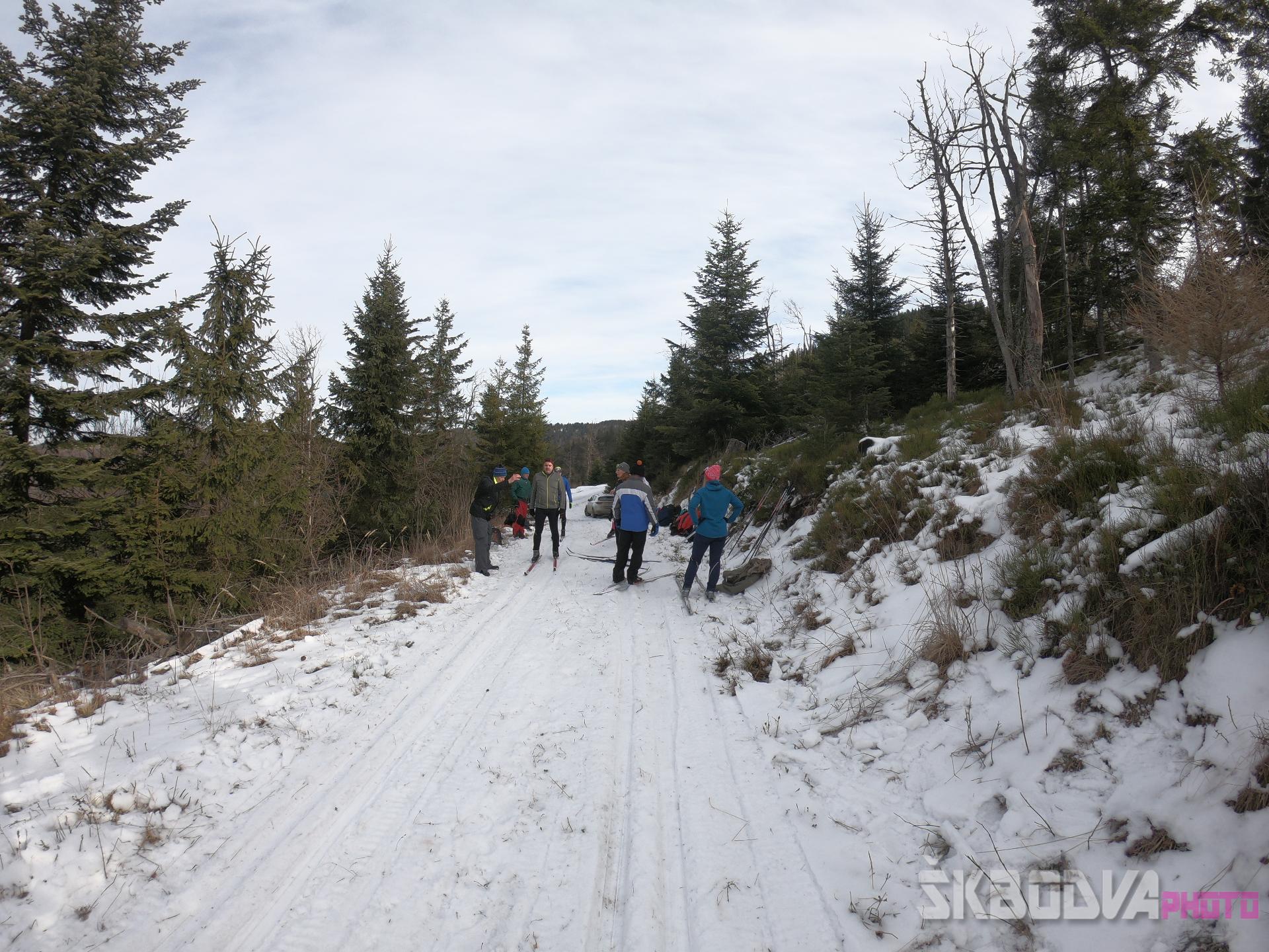 Šk Bodva tréning bežeckého lyžovania na Kojšovke